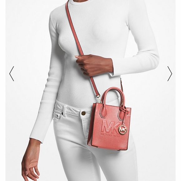 MK Mercer Extra-Small Pebbled Leather Crossbody Bag - Picture 3 of 3